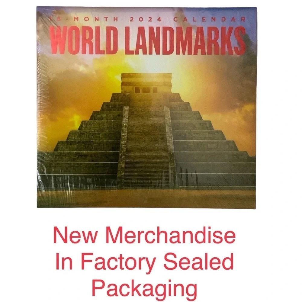 2024 World Landscapes 16 Month Full Size Wall Calendar Plan Schedule Organizing